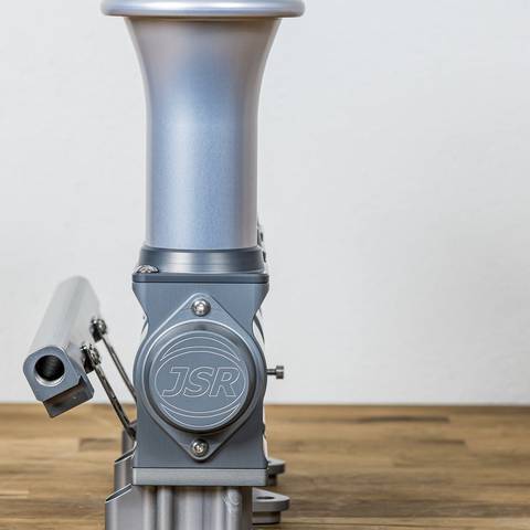 Single roller-barrel throttle body with velocity stack